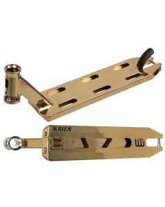 Longway S-Line Kaiza+ Pro Scooter Deck - Gold - 19" x 4.5"