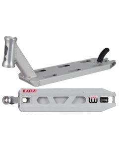 Longway S-Line Kaiza+ Pro Scooter Deck - Silver - 19" x 4.5"