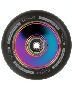 Lucky Lunar Neochrome Rainbow Oil Slick Hollow Core 100mm Scooter Wheel