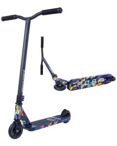 Longway Adam Hydrographic Stunt Scooter - Neon Ribbons