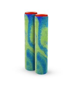 Madd MGP MFX Viral 180mm Grind Scooter Grips - Blue / Lime