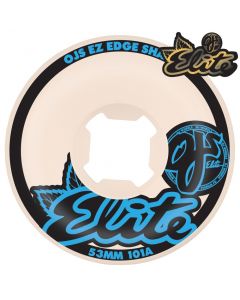 OJ Elite EZ Edge 101A Skateboard Wheels - White