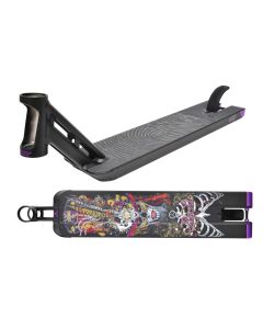 Triad Psychic 5.5" x 22" Stunt Scooter Deck - Black / Purple / Psychic