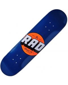 RAD Solid Logo Skateboard Deck - Navy
