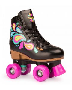 Rookie Carnival Adjustable Quad Roller Skates - Black