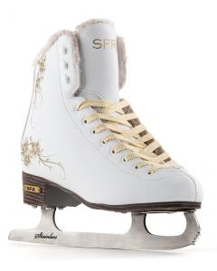 SFR Glitra Ice Skates - White