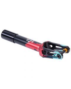 Oath Shadow SCS/HIC Scooter Fork - Black / Teal / Red