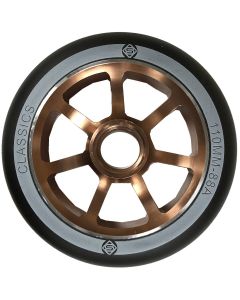 100mm/88a Red/Black - Single Wheel YAK Toro Metal Core Scooter Wheel 