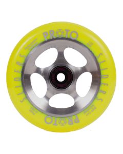 Proto Sliders Starbright 110mm Pro Scooter Wheel - Yellow / Raw