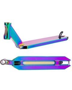 Striker Lux Stunt Scooter Deck - Rainbow Neochrome - 19.7” x 4.5”