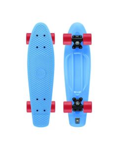 Xootz 22" Retro Cruiser Skateboard - Neon Blue