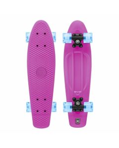 Xootz 22" LED Cruiser Skateboard - Pink