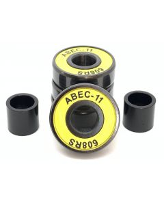 Logic Yellow ABEC 11 High Performance Scooter Bearings x4 Set 