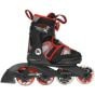 K2 SK8 Hero X BOA Adjustable Inline Skates - Black / Red