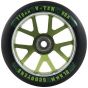Slamm V Ten 110mm Scooter Wheel - Black / Green