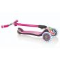 Globber Elite Prime Foldable Scooter w/ LED Wheels - Deep Pink