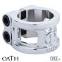 Oath Cage V2 Double Scooter Clamp – Silver Polished Chrome