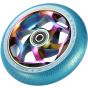 Blunt Envy Tri-Bearing 120mm X 30mm Scooter Wheel - Neochrome / Teal