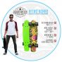Madd Gear MGP G-Retro Cruiser Skateboard - Liquified