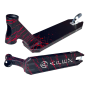 Apex Pro 17.5" x 4.5" Scooter Deck - Splatter Black / Red