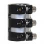 District S-Series TLC-15 Triple Scooter Clamp - Abyss Black