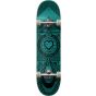 Blueprint Home Heart Black Teal Complete Skateboard - 31.5" x 8"