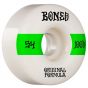 Bones 100's #14 V4 Wide Skateboard Wheels - White
