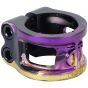 Oath Cage V2 Double Scooter Clamp – Black / Purple / Yellow