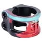 Oath Cage V2 Double Scooter Clamp – Black / Teal / Red