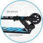 Madd Gear Carve 100 Foldable Scooter - Black / Blue
