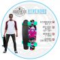 Madd Gear MGP G-Retro Cruiser Skateboard - DJ