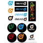 District Scooters Sticker Sheet
