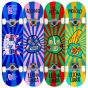 Enuff Lucha Libre 7.75" Complete Skateboard - Yellow / Blue