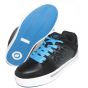 Elyts Tantrum Mid Top Skate Shoes - Black / Blue UK2