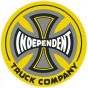 Independent 77 Truck Co Sticker - Yellow