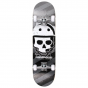 Rampage Bonehead 8" Complete Skateboard - Black
