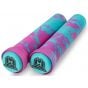 Madd MGP 150mm Swirl Scooter Grips - Pink / Teal