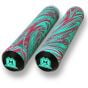 Madd MGP 180mm Swirl Grind Scooter Grips - Teal / Red