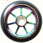 Ethic DTC Incube Black/Neochrome Oil Slick 100mm Scooter Wheel
