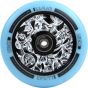 Lucky Lunar Hollow Core 110mm Scooter Wheel - Axis Black / Teal