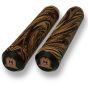 Madd MGP 180mm Swirl Grind Scooter Grips - Brown / Black