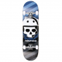 Rampage Bonehead 8" Complete Skateboard - Blue
