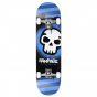Rampage Graffiti Skull 7.75" Complete Skateboard - Blue