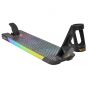 Triad Diablo Pro Stunt Scooter Deck - Black / Neochrome Oil Slick Rainbow - 22" x 5.1"