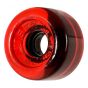 SFR Slick Quad Roller Skate Wheels - Clear Red
