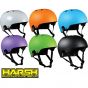 Harsh Matte Black Skate Helmet Pro EPS