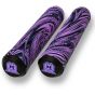 Madd MGP 180mm Swirl Grind Scooter Grips - Purple / Black
