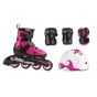 Rollerblade 2019 Cube Inline Skates & Protection Pack - Pink