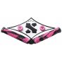 Sacrifice Spy Flangeless Scooter Bar Grips with Bar Ends - Black / Pink