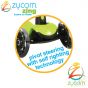 Zycom Zing 3 Wheel Light Up Lime / Black Wheels Scooter
